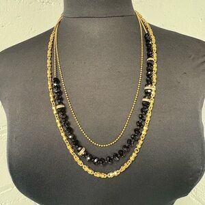 J. Crew Triple Strand Necklace